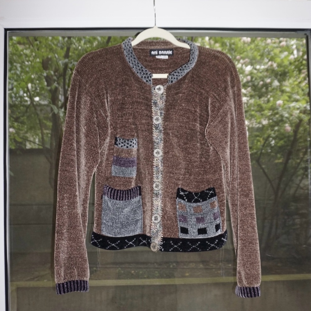 Ani Barrie vintage sweater/cardigan size small